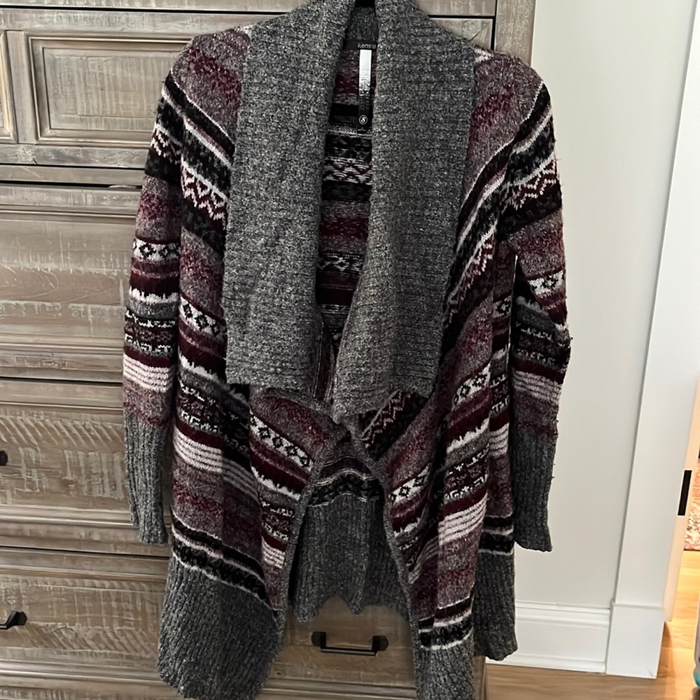 Kensie shawl collar sweater